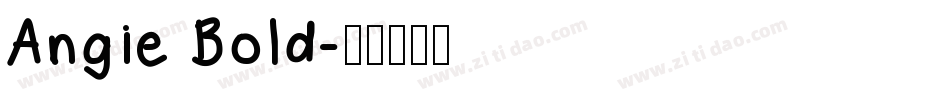 Angie Bold字体转换